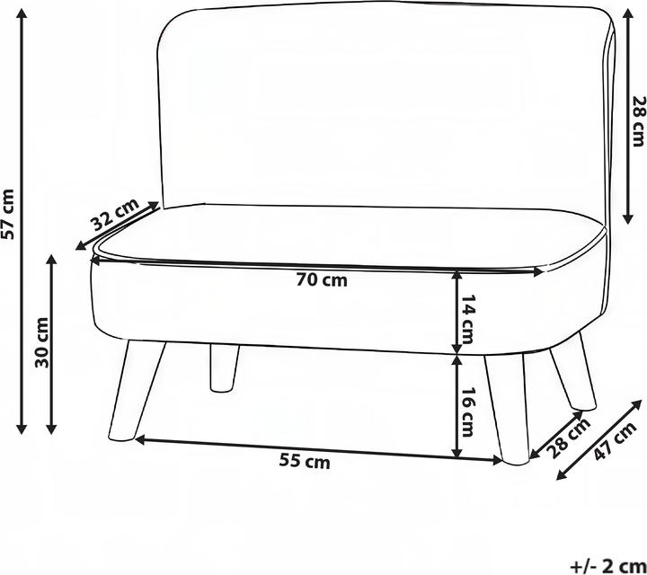 Produktbild Beliani Risby (Kindersofa)