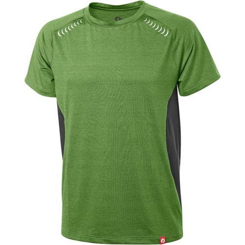 Magni, Herren, Shirt, T-Shirt Quick Dry grün/schwarz meliert Gr. M Fortis Elements, Grün, Schwarz, (M)