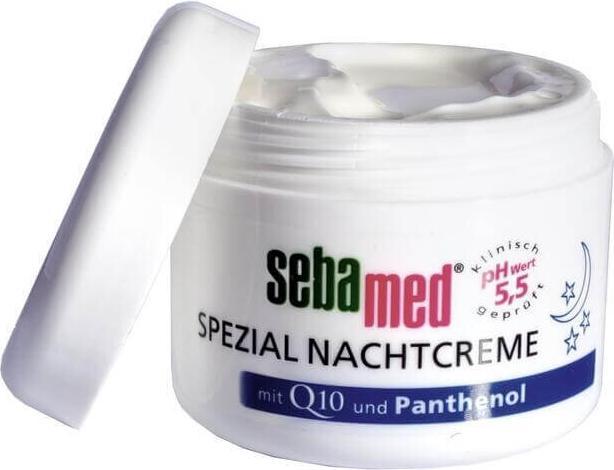 Actual product image Sebamed special night cream with Q10 and panthenol, 75 ml cream (75 ml, Night cream)