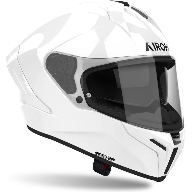 Airoh, Casco da moto, Matryx Weiss glänzender Helm (XL)