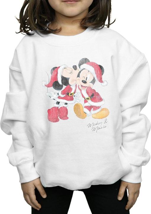 Produktbild Disney Mickey And Minnie Christmas Kiss Sweatshirt Mädchen (140, 146)