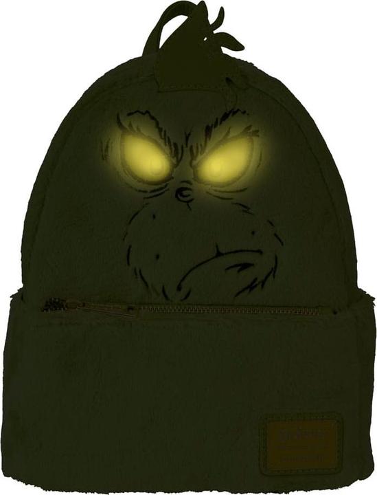 Actual product image Loungefly Dr Seuss by Mini Backpack Grinch Light Up Cosplay