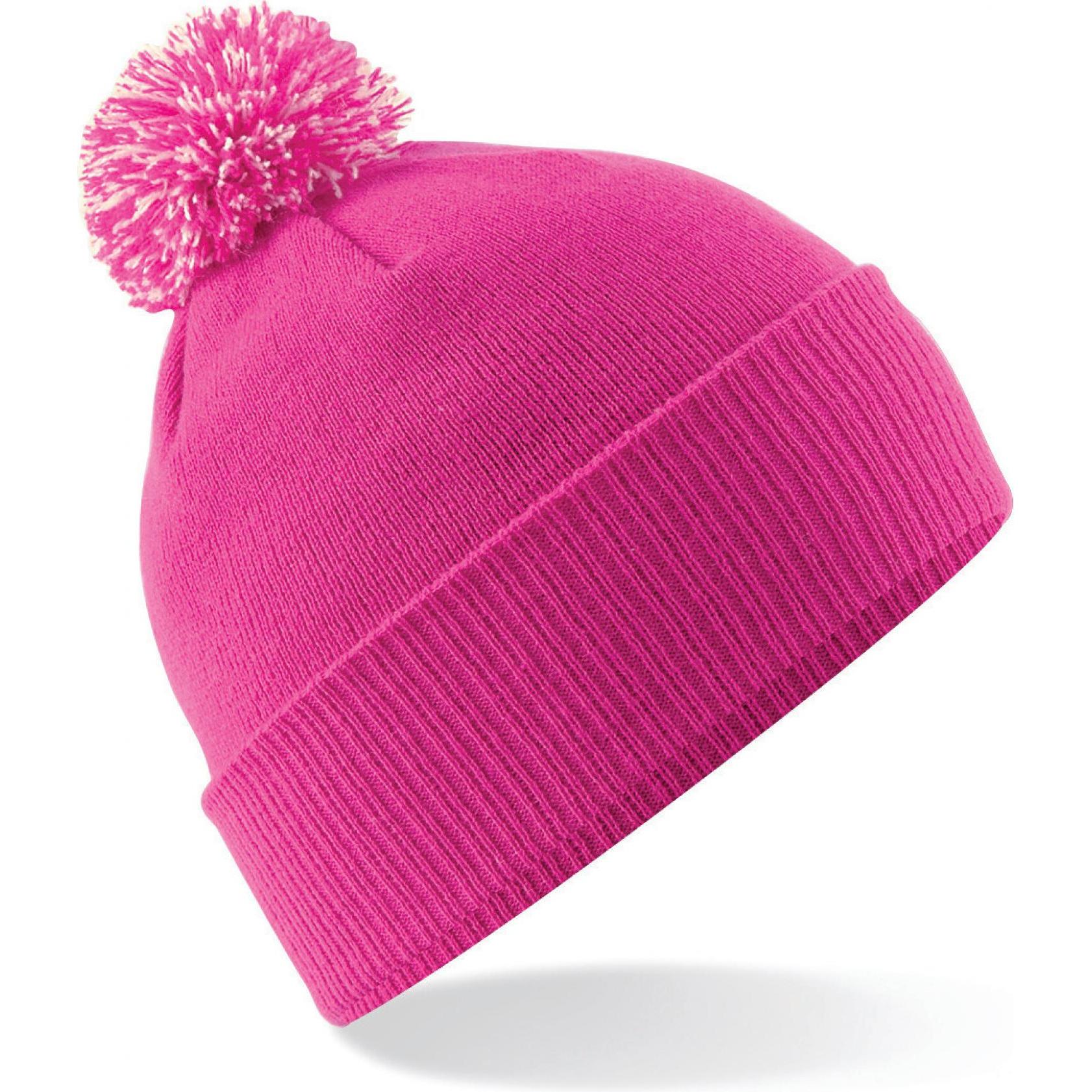 Outdoor Spirit, Damen, Mütze, Damenmütze mit Bommel, Pink