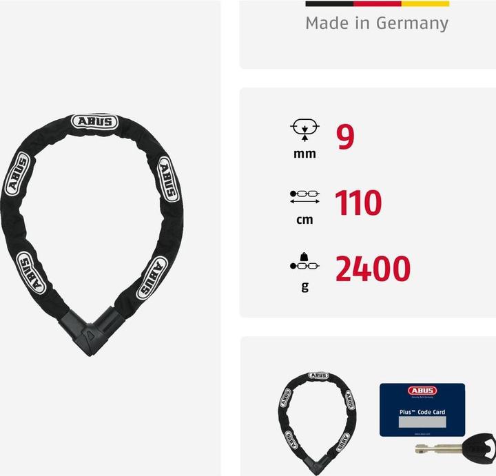 Produktbild Abus CityChain 1010 (110 cm)