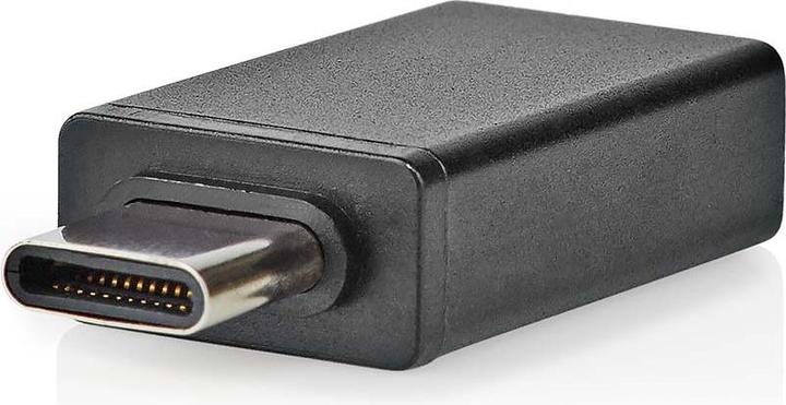 Produktbild Nedis USB-C™ Adapter | USB 3.2 Gen 1 | USB-C™ Stecker | USB-A Buchse | 5 Gbps | OTG | Rund | Vernick (USB-A, USB Typ-C, 3.20 cm)