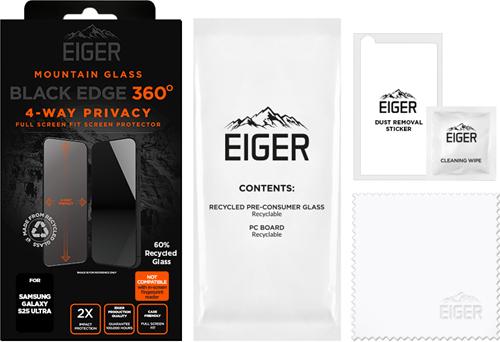 Produktbild Eiger Mountain Glass Black Edge 360 (1 Stück, Samsung Galaxy S25 Ultra)