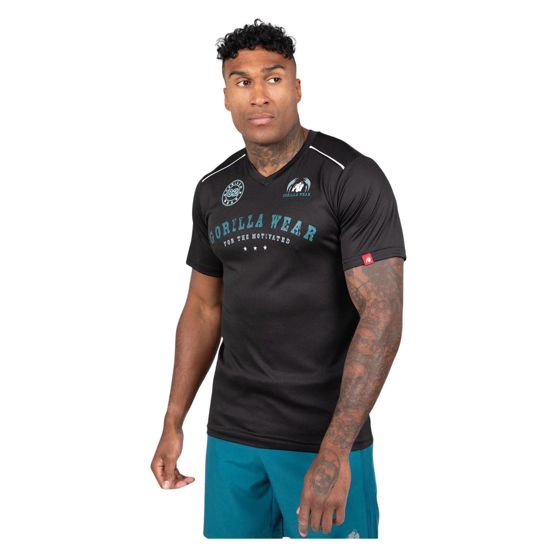 Gorilla Wear, Herren, Sportshirt, Baltimore (4XL), Schwarz, 4XL