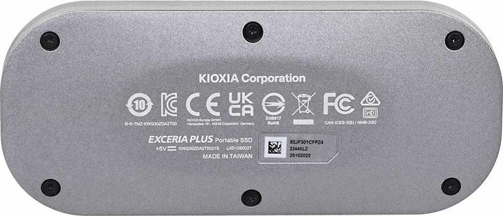 Produktbild Kioxia EXCERIA PLUS Portable SSD 500GB USB 3.2 Gen2 Type C (0.50 TB)