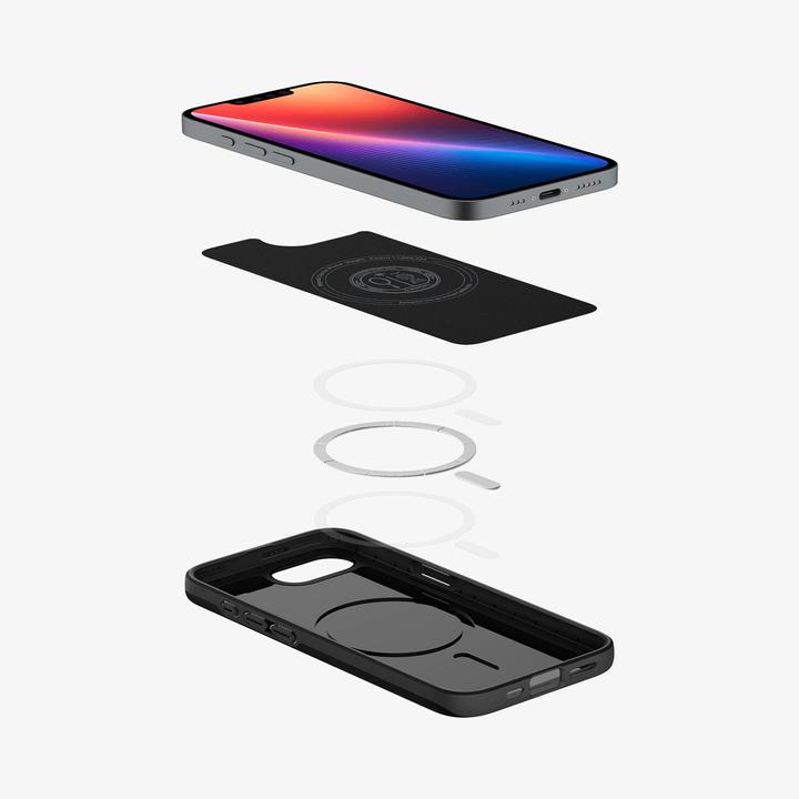 Actual product image Spigen Thin Fit MagFit iPhone SE(2025) Case - Black (Apple iPhone 16e)