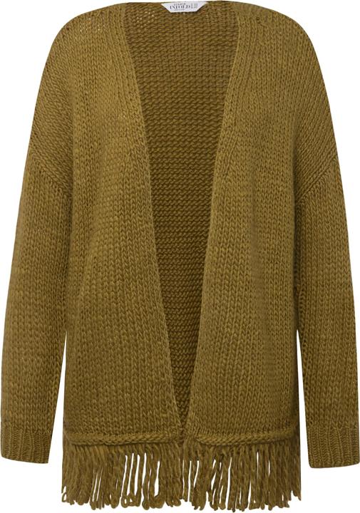 Immagine prodotto Studio Untold Cardigan aperto in morbida maglia dal taglio oversize con frange (56)