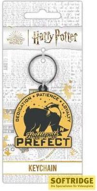 Actual product image Pyramid Harry Potter porte-clés caoutchouc Clubhouse Hufflepuff 6 cm