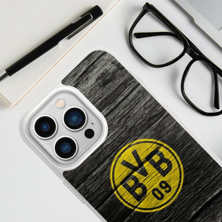 Produktbild DeinDesign Silikon Hülle für Apple iPhone 13 Pro Handyhülle Case Smartphone Schutzhülle BVB Borussia Dortmund (Apple iPhone 13 Pro)