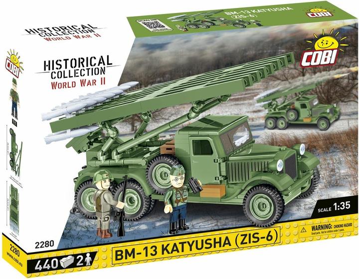 Actual product image Cobi KATYUSHA ROCKET LAU, model, 440 parts, from 8 years old