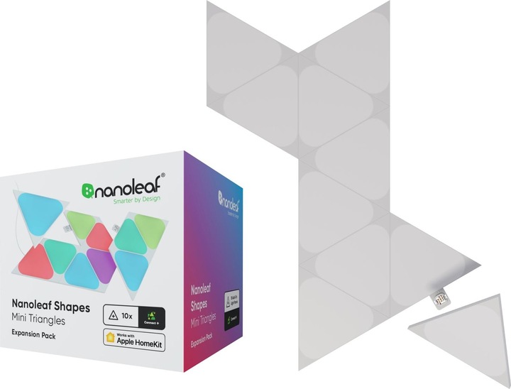 Produktbild Nanoleaf Shapes Mini Triangles Expansion Pack, 10 Stk. (200 lm)