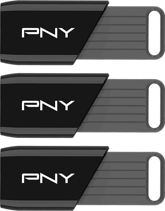 Actual product image PNY ATTACH X USB 3.2 128GB PACK X3 (128 GB, USB-A)
