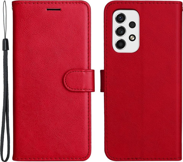 Actual product image Cover-Discount Galaxy A53 5G - leather case cover red (Samsung Galaxy A53 5G)