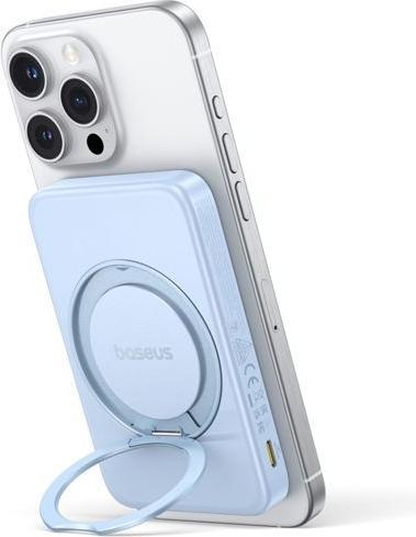 Productafbeelding Baseus powerbank with stand PicoGo Qi2 5000mAh 20W (blue) (5000 mAh, 20 W)