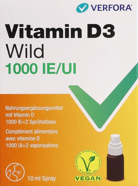 Produktbild Wild Pharma Vitamin D3 Wild Spray 1000 IE vegan (Spray, 52 g)