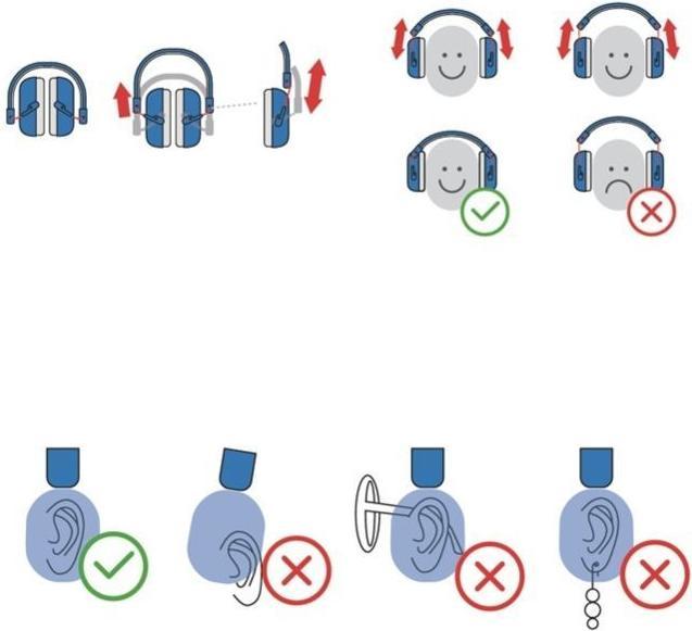 Produktbild Momini Other goods kids noise-reducing earmuffs Milo Blue