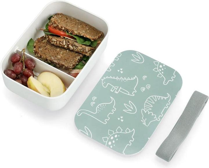 Actual product image Zeller Present Dino" lunch box, plastic