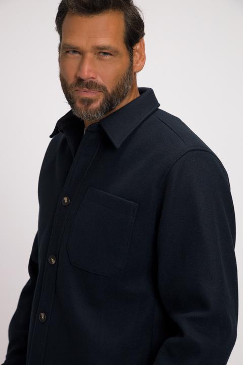 Immagine prodotto JP1880 Camicia con colletto ad apertura inglese e taschino da indossare sopra altri capi, fino alla tg. 8XL (5XL)