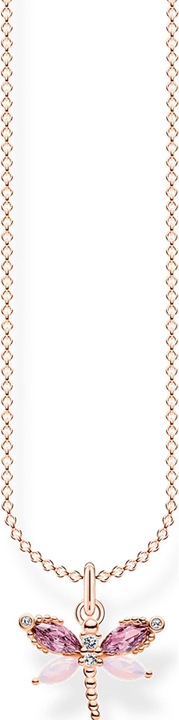 Produktbild Thomas Sabo Kette Libelle mit Steine roségold (925er Silber, 38 - 45 cm)