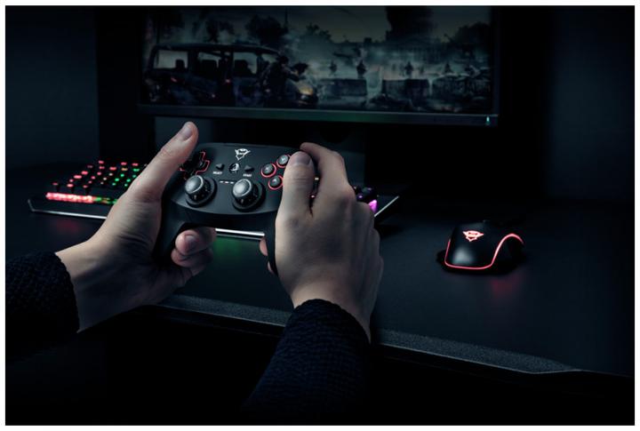 Actual product image Trust GXT 545 wireless Gamepad (PS3, PC)