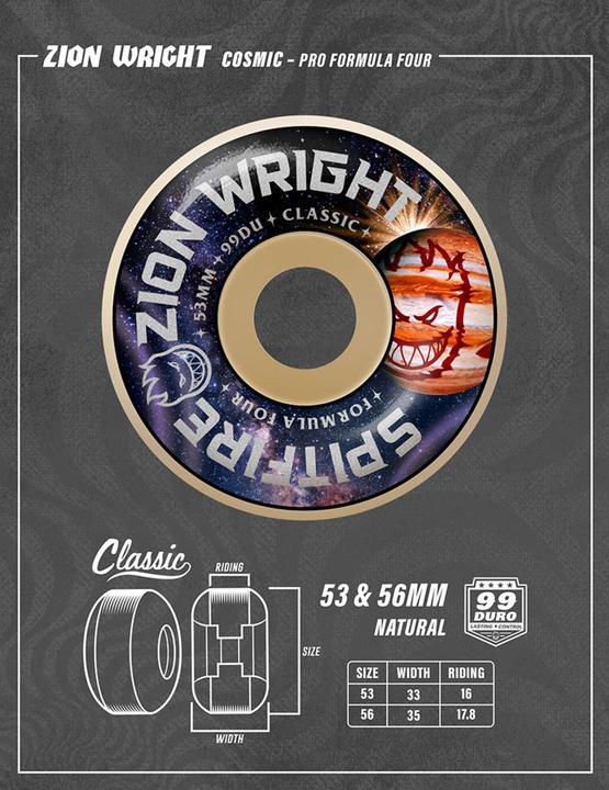Produktbild Spitfire 99D F4 Classic Cosmic (53 mm)