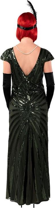 Produktbild Orlob Damenkleid 20's, Pailletten, lang, grün (S, M)