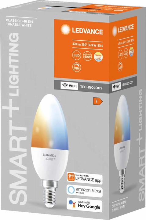 Produktbild Ledvance Smart+ Wifi Candle (E14, 470 lm, 1 x)