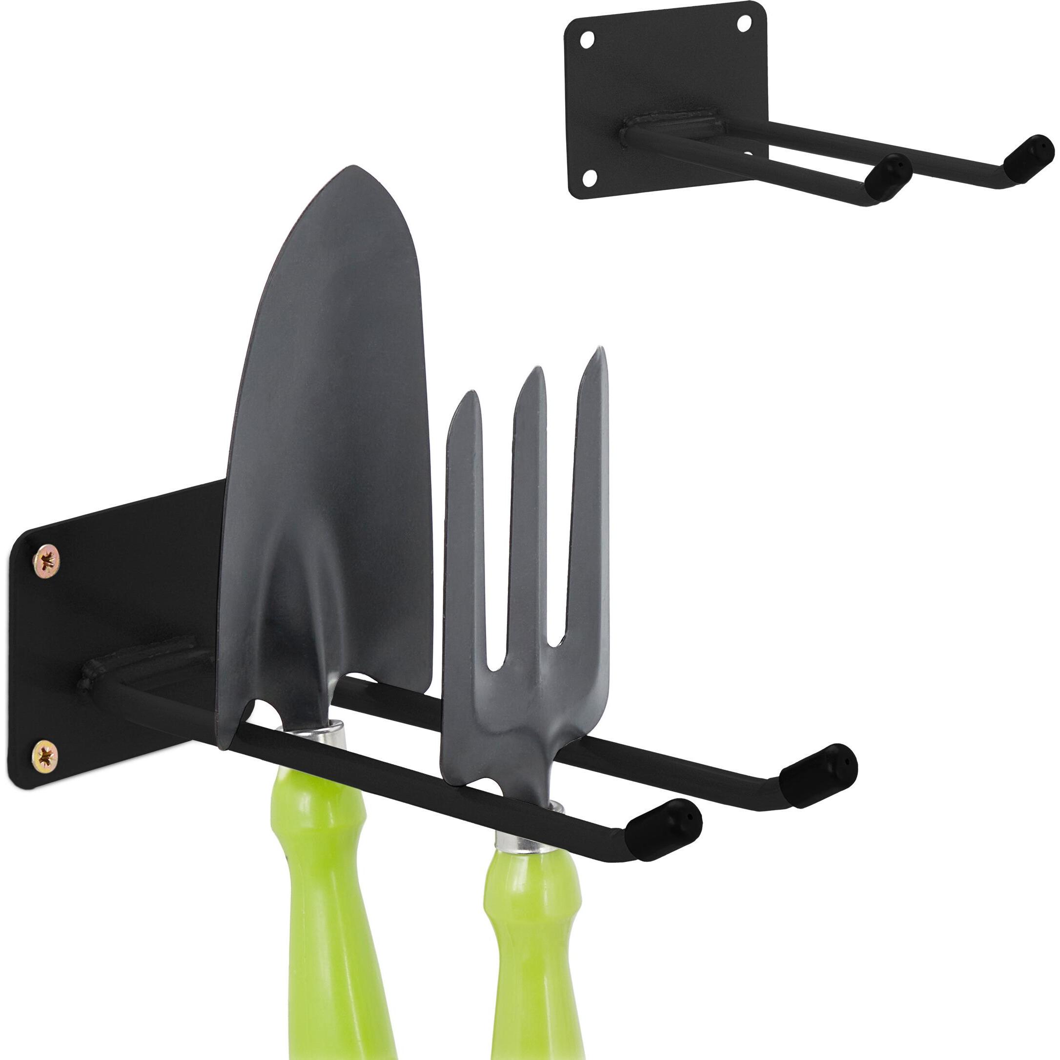 Thumbnail - Relaxdays, Zubehör Gartenwerkzeug, 2x Wandhaken