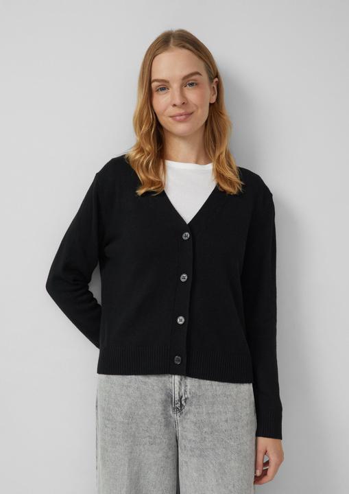 Produktbild s.Oliver Strickjacke Strick-Cardigan aus Wollmix (34)