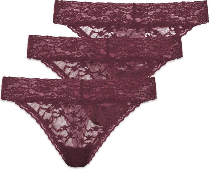 Produktbild Snocks Tangas aus Spitze (M, 3er Pack)