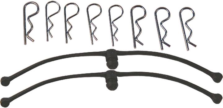 Productafbeelding Du-Bro Dubro Body Clip Houder Zwart.