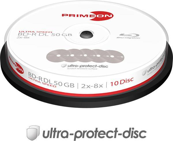 Actual product image Primeon BD-R 50GB Dual Layer 10er Spindle (10 x)