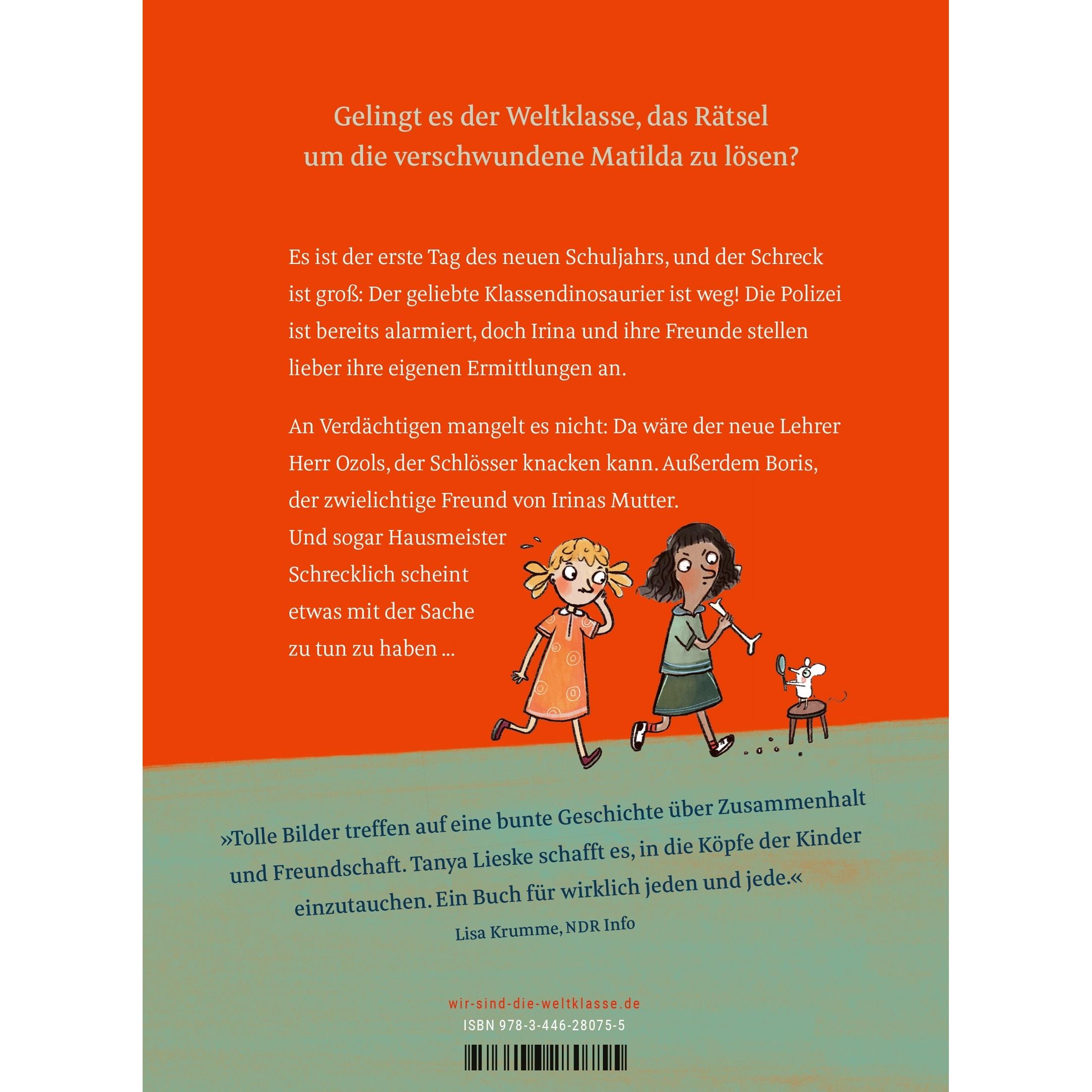 Thumbnail - Wir sind (die) Weltklasse - Die verschwundene Matilda, Kinderbücher von Tanya Lieske