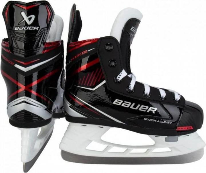 Bauer Lil' Rookie YTH verstellbare Hockey-Skates (YTH 7–YTH 10) (29.5, 30.5, 31.5, 32.5, 33.5)