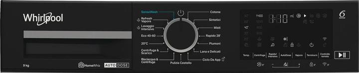 Actual product image Whirlpool Waschmaschine Smart mit WiFi 9kg (9 kg, Left)