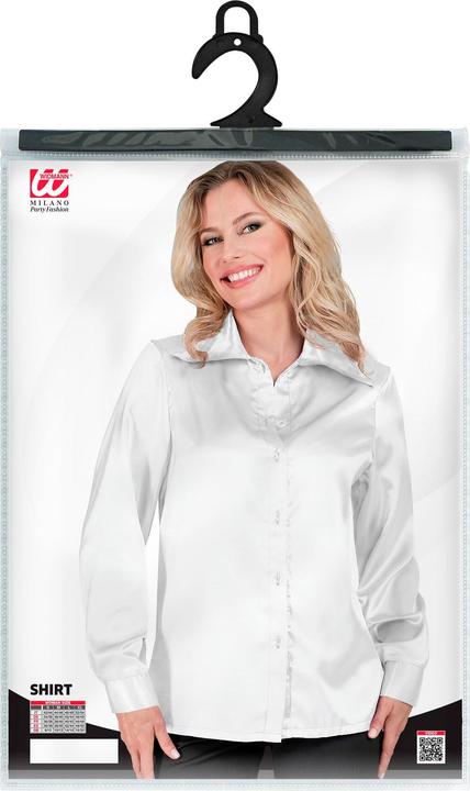 Immagine prodotto Widmann WEISSE 70s DISCO BLUSE aus Satin, M (M)