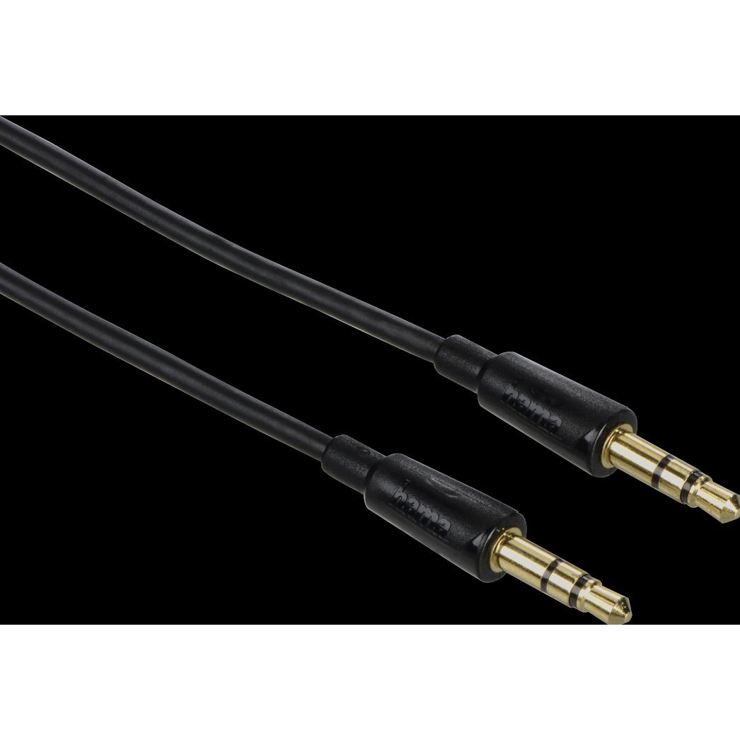 Thumbnail - Hama Flexi-Slim (1.50 m, 3.5mm Klinke (AUX)), Audio Kabel
