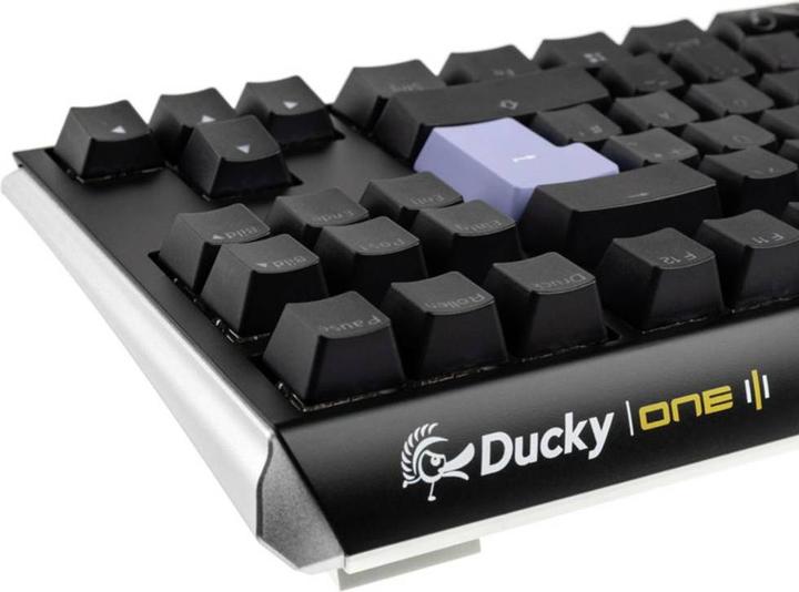 Produktbild Ducky One 3 Classic Black/White TKL Gaming Tastatur, RGB LED - MX-Silent-Red (DE, Kabelgebunden)