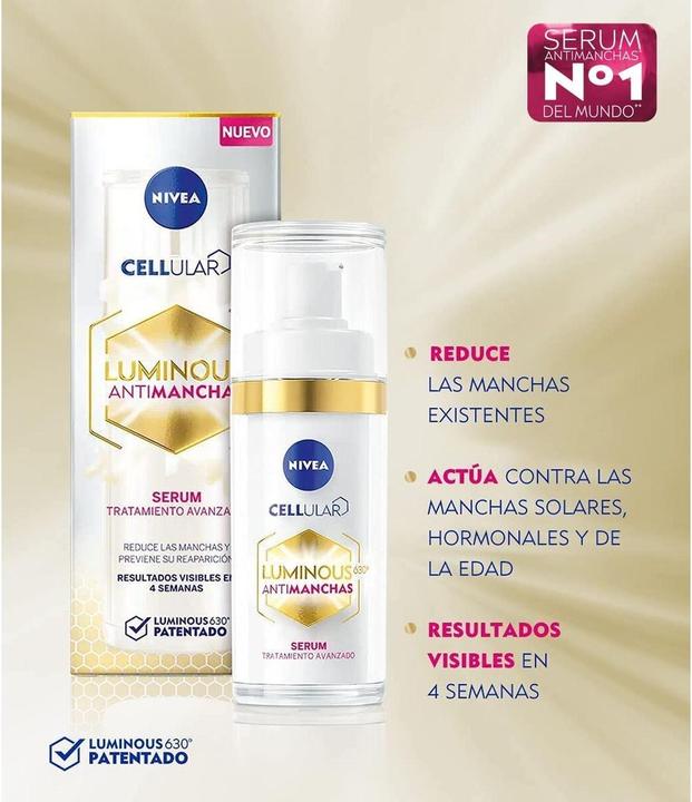 Produktbild NIVEA LUMINOUS 630º ANTIMANCHAS serum avanzado 30 ml (30 ml)