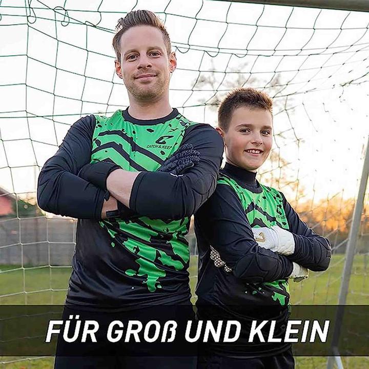 Image du produit Catch & Keep Maillot de gardien de but Protection Gr. XXL Vert et noir Maillot de gardien de football Haut (XXL)