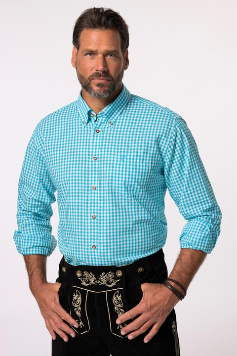 Produktbild JP1880 Karohemd, Tracht, Langarm, Buttondown-Kragen, Modern Fit (4XL)
