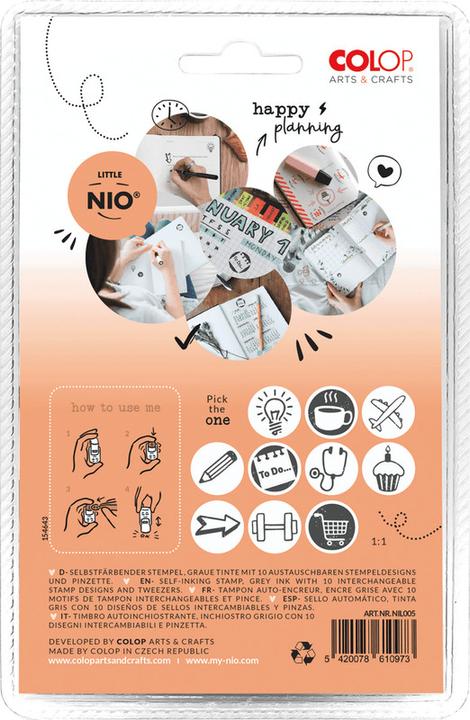 Image du produit Colop Tampon Little NIO Set Bullet Journal