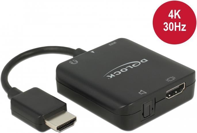 Actual product image Delock HDMI Audio 5.1 Extractor (Angle adapter)