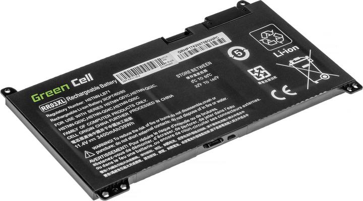 Immagine prodotto GreenCell CELL Baterija RR03XL per HP ProBook 430 G4 G5 440 G4 G5 450 G4 G5 455 G4 G5 470 G4 G5 (6 cubicoli, 3400 mAh)