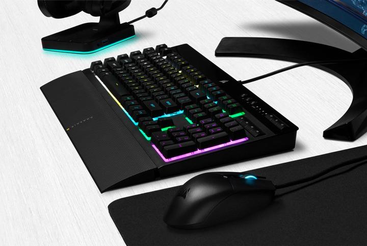 Productafbeelding Corsair K55 RGB PRO USB QWERTY-toetsenbord Zwart (IT, Bedraad)