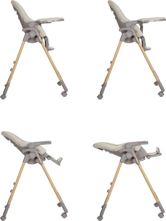 Actual product image Kikkaboo Highchair Olive wheels (Highchair)