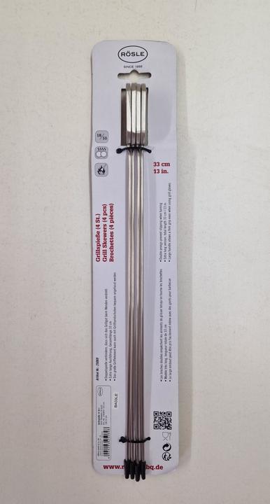 Actual product image Rösle Grill skewers Inox 4 pieces